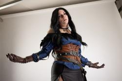 Moira Cosplay Yennefer Magic Standing Pose 